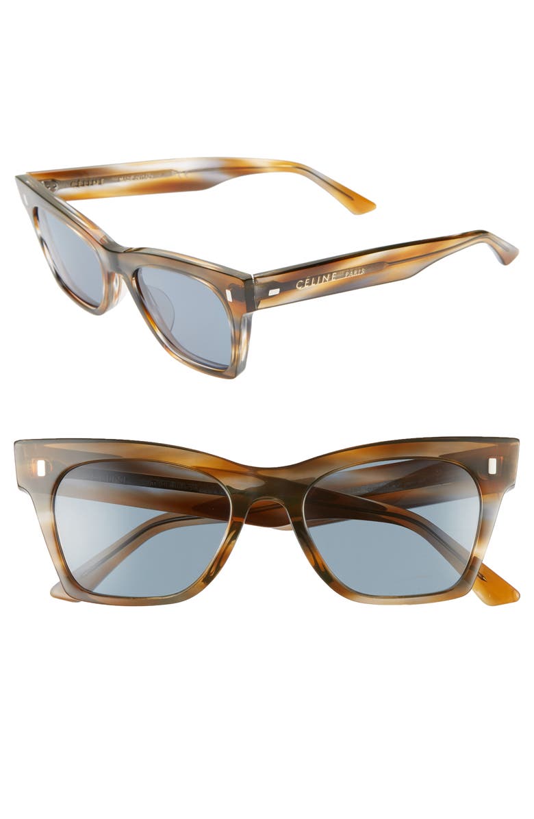 CELINE 51mm Angular Sunglasses, Main, color,