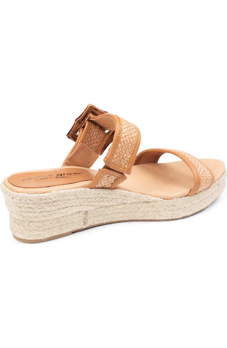 patricia green Soleil Bamboo Buckle Espadrille Wedge Sandal, Alternate, color,