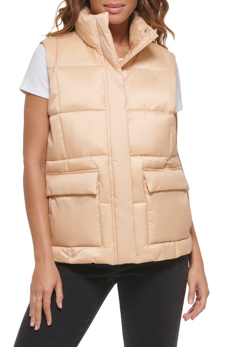 Levi's<sup>®</sup> Box Quilt Puffer Vest, Alternate, color,