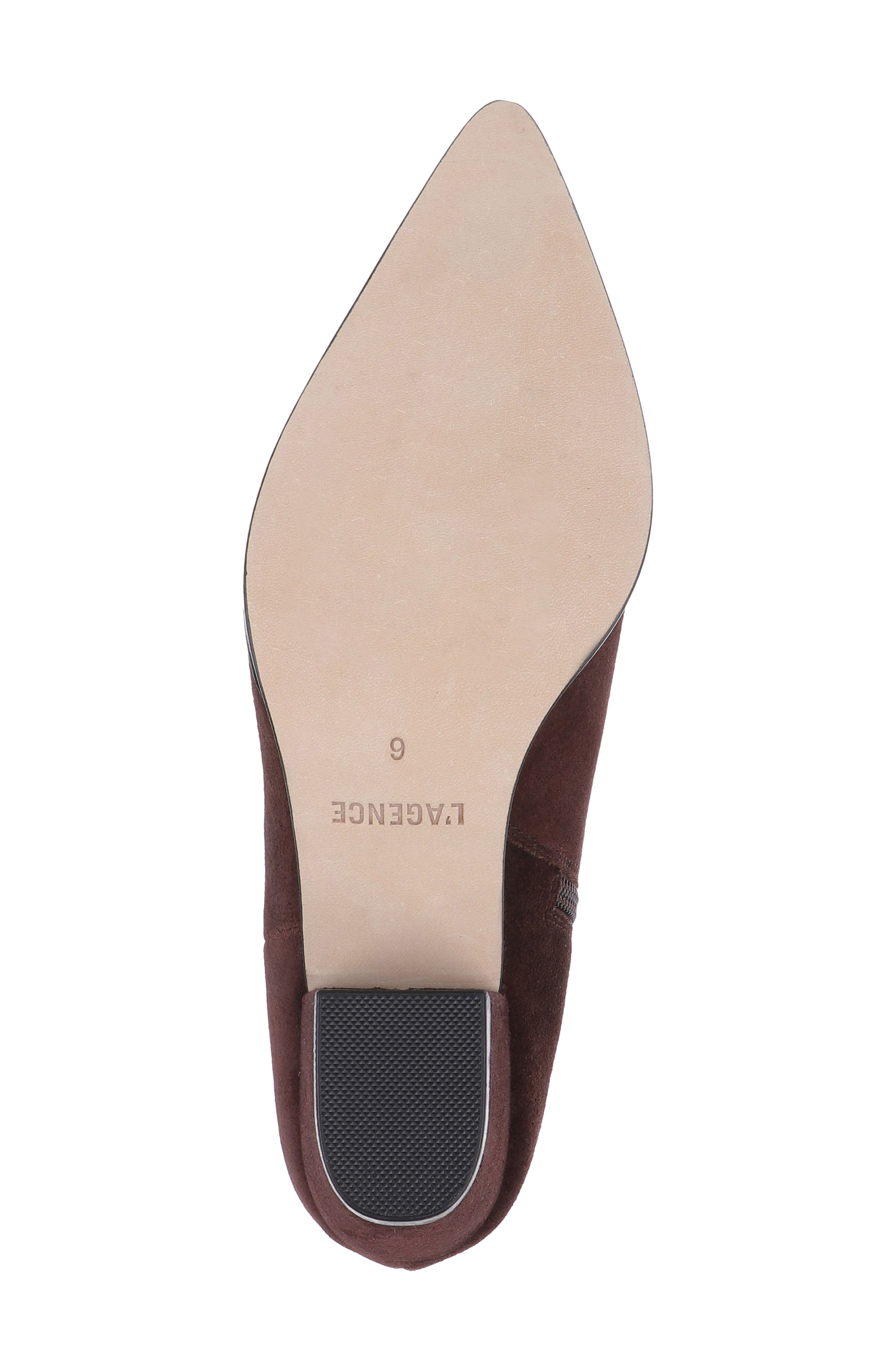 Vesey Pointed Toe Bootie, Alternate, color, MAHOGANY
