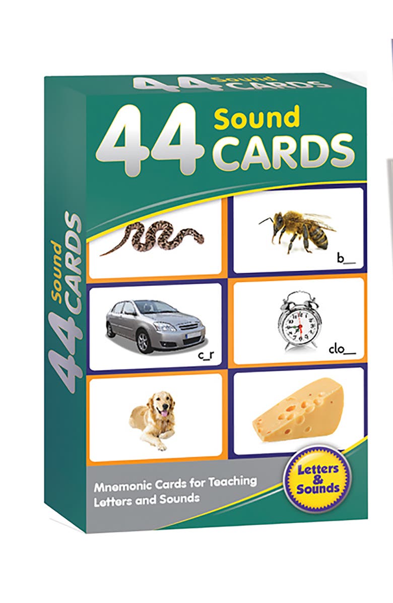 Junior Learning 44 Sound Cards, Alternate, color, 