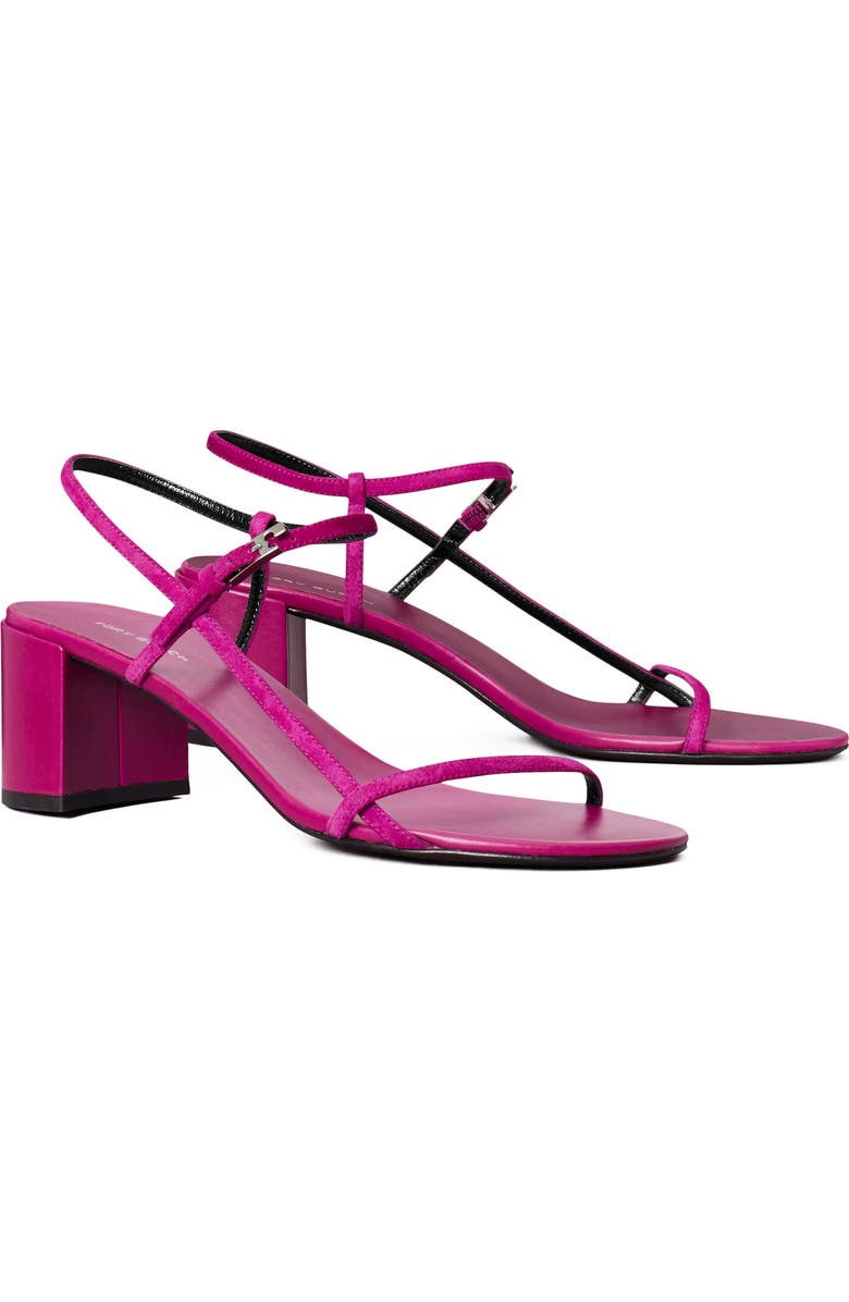 Tory Burch Gigi Ankle Strap Sandal, Main, color, Fuschia Pink