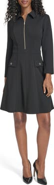 Tommy Hilfiger Long Sleeve Scuba Dress