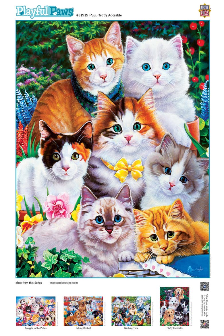 Puuurfectly Adorable 300 Piece Puzzle, Alternate, color, Multicolor
