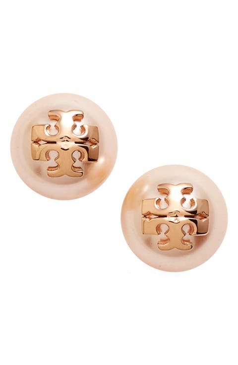 Moondance Pearl Stud Earrings