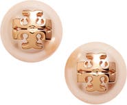 Tory Burch Moondance Pearl Stud Earrings