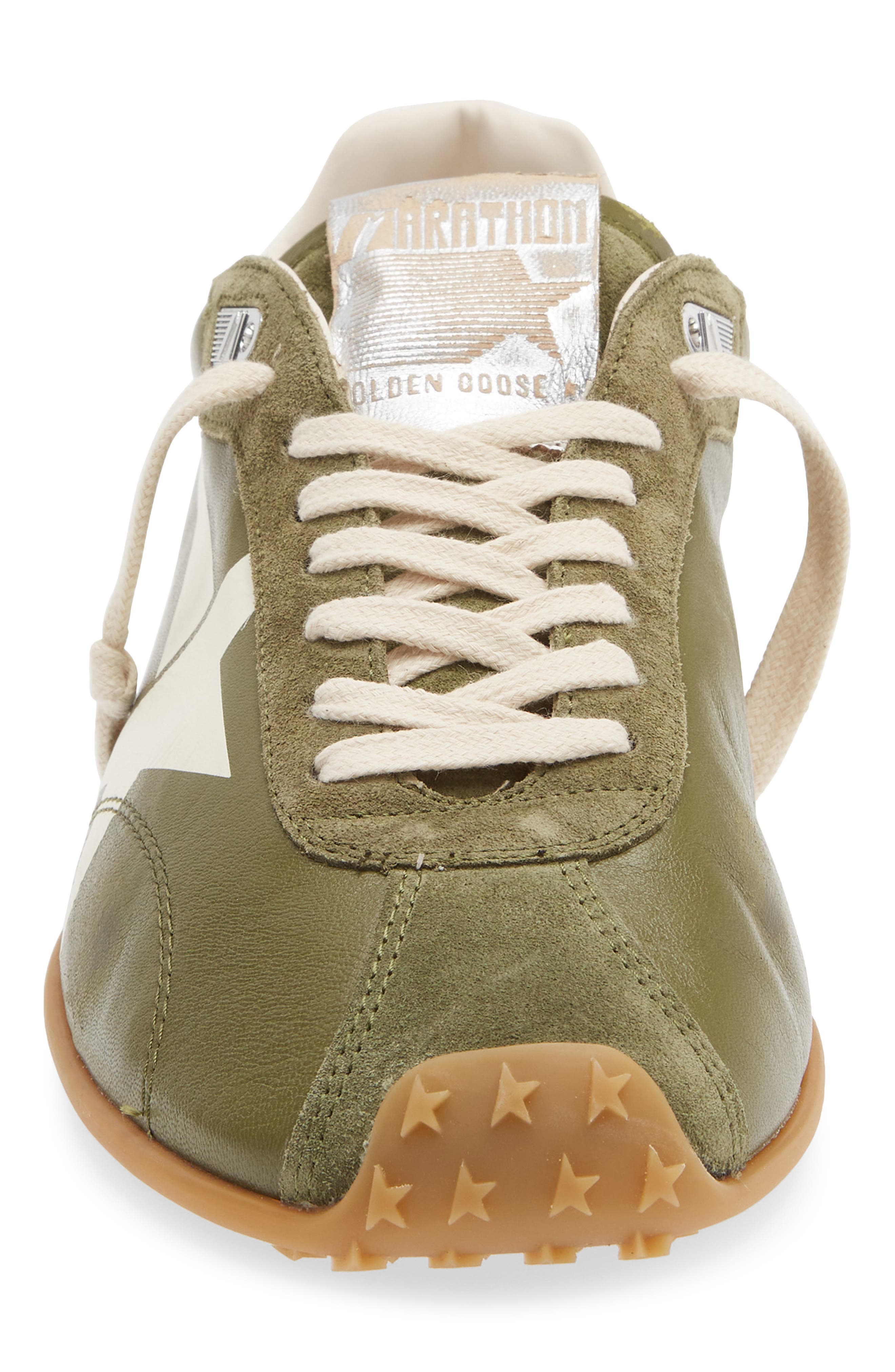 Marathon Speed Sneaker, Alternate, color, OLIVE/ MILK
