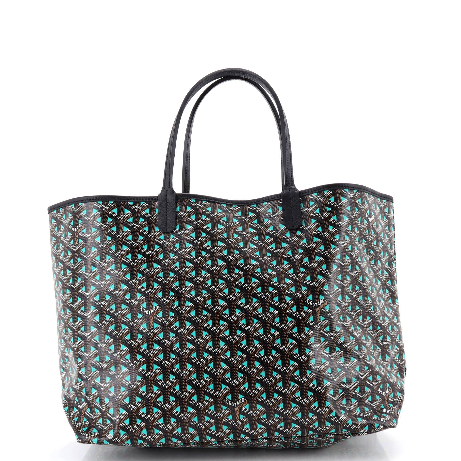 Saint Louis Tote Claire Voie Coated Canvas PM, Main, color, Green