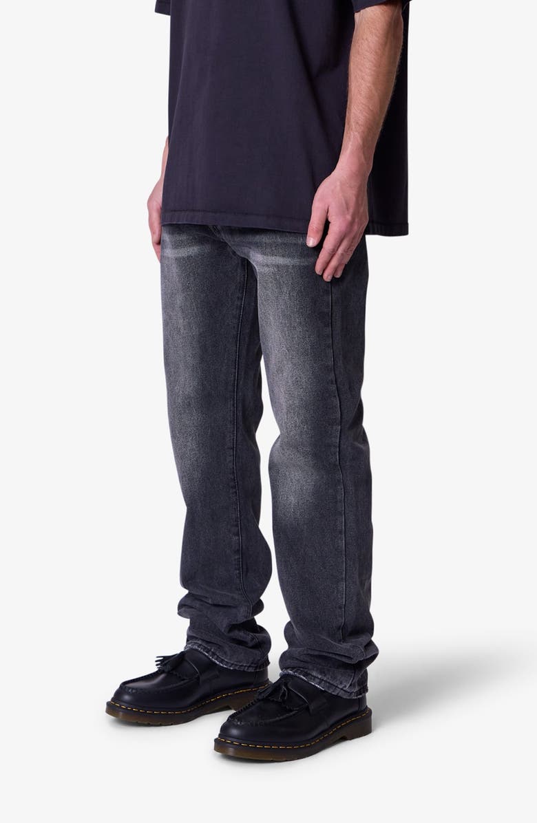 mnml Straight Leg Jeans, Alternate, color, Washed Black