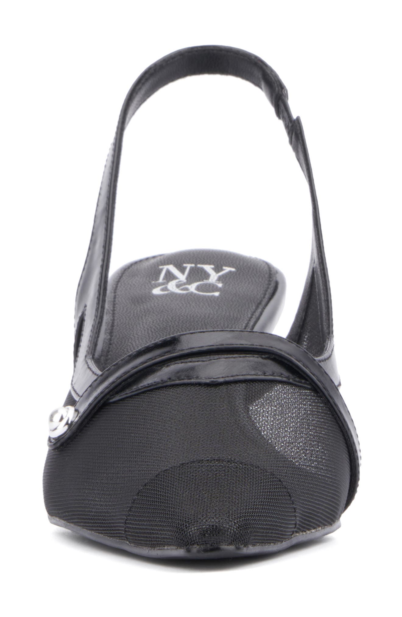 NEW YORK AND COMPANY Kristie Slingback Pump, Alternate, color, Black