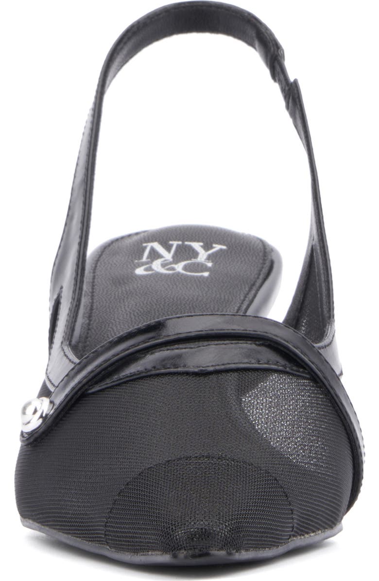 NEW YORK AND COMPANY Kristie Slingback Pump, Alternate, color, Black