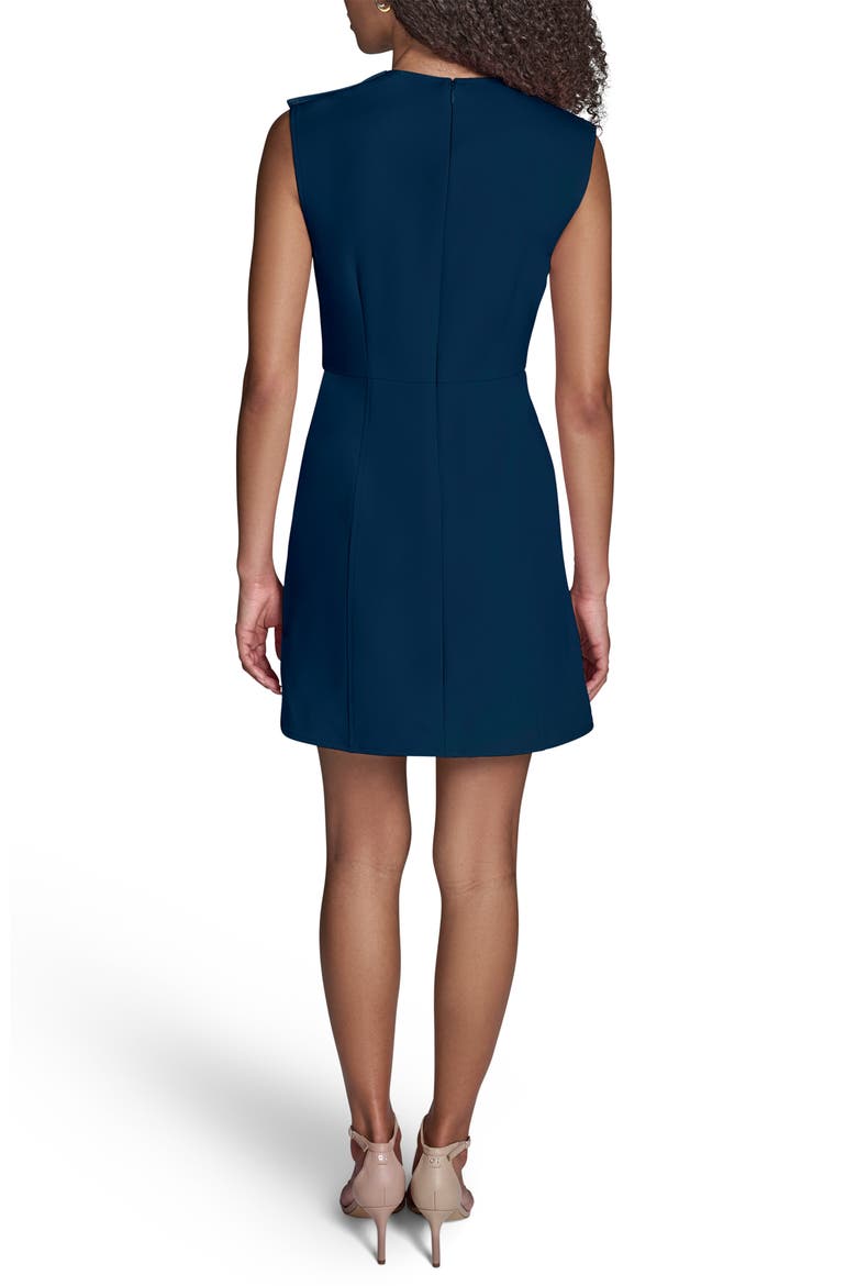 Iconic Stretch Asymmetric Minidress, Alternate, color, DELMAR