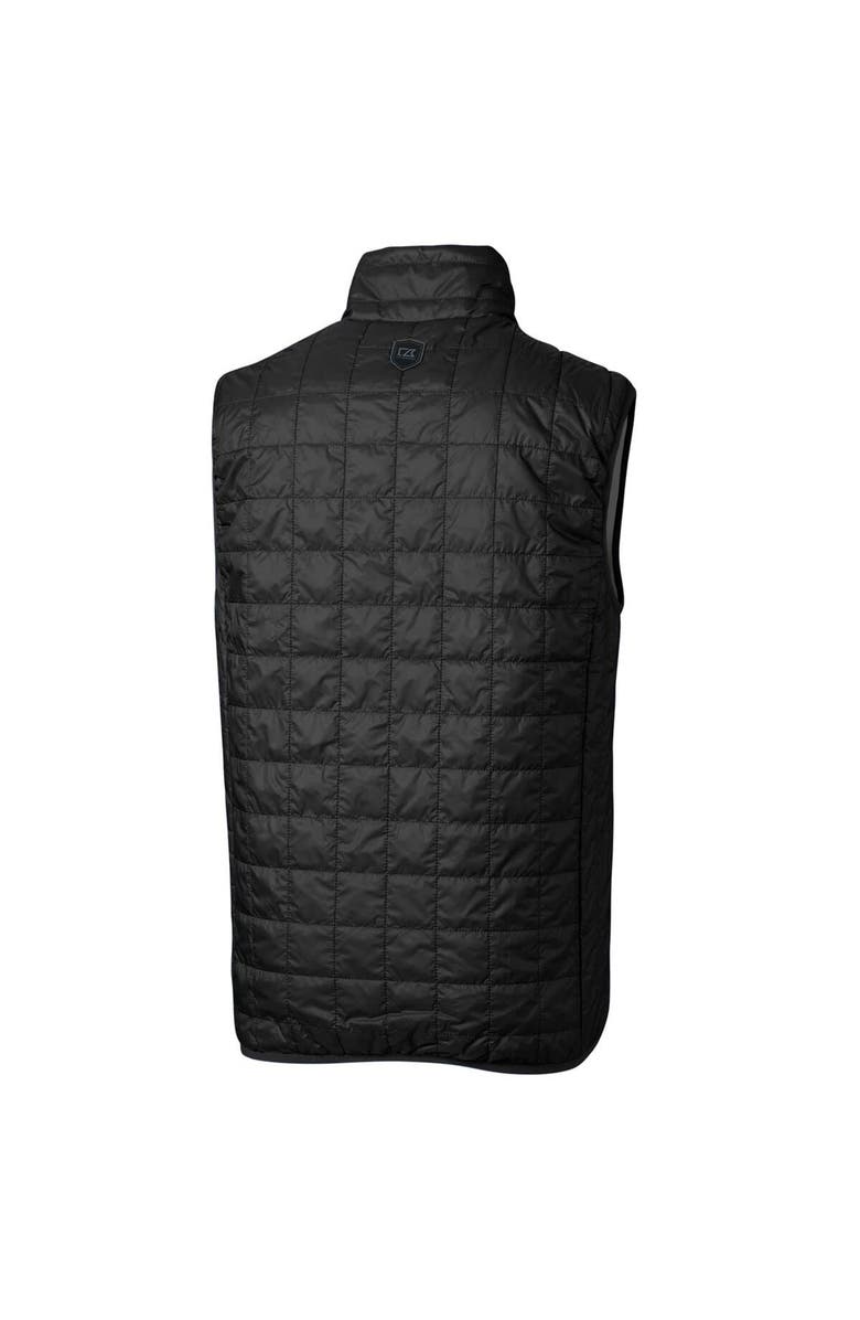 Cutter & Buck Men's Cutter & Buck Black Tennessee Tech Golden Eagles Big & Tall Rainier PrimaLoft Eco Full-Zip Puffer Vest, Alternate, color, 