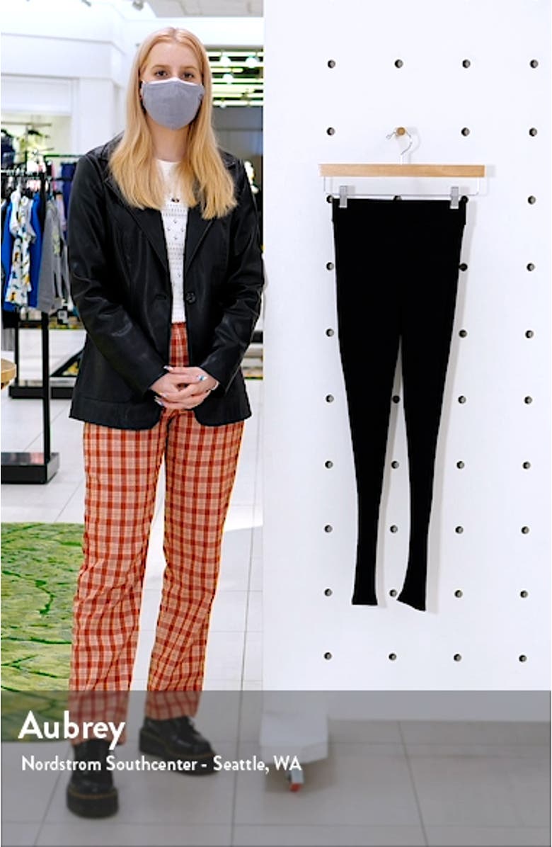 Snatched to the Side Ribbed Leggings, sales video thumbnail