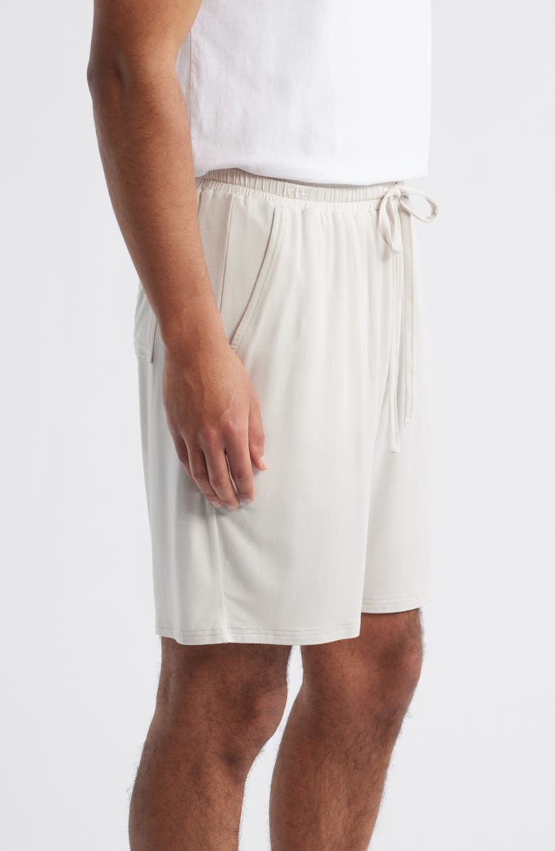 Nordstrom Moonlight Modal Blend Drawstring Lounge Shorts, Alternate, color, Grey Moonbeam