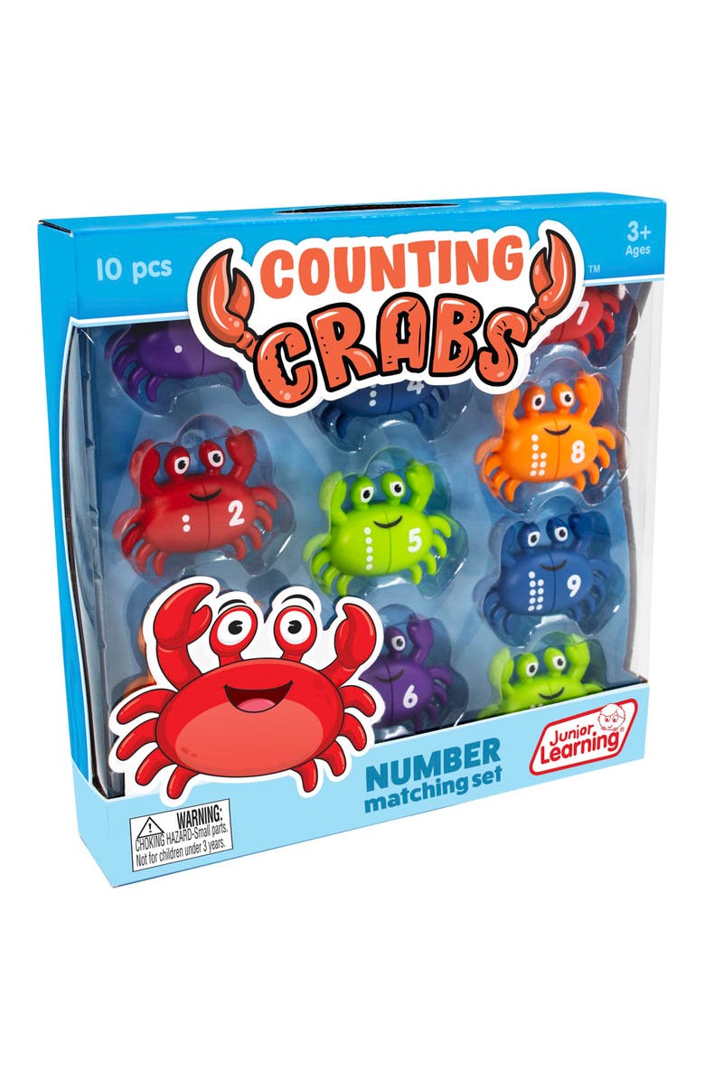 Junior Learning Counting Crabs Math Game, Alternate, color, Multicolored
