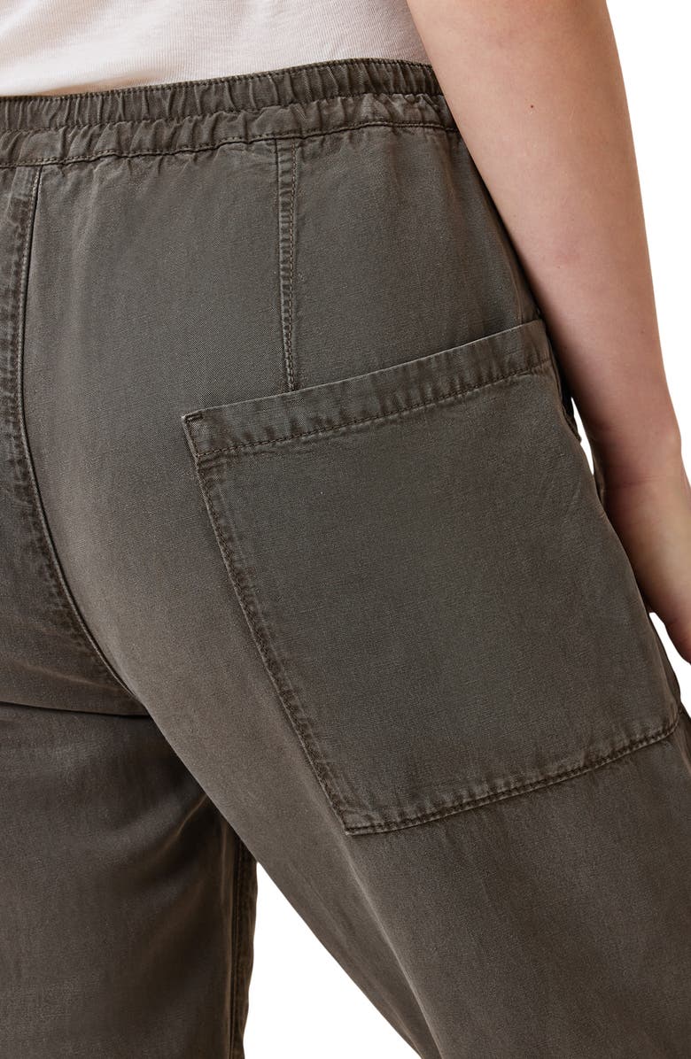 AllSaints Val Twill Cargo Pants, Alternate, color, Dark Khaki Green