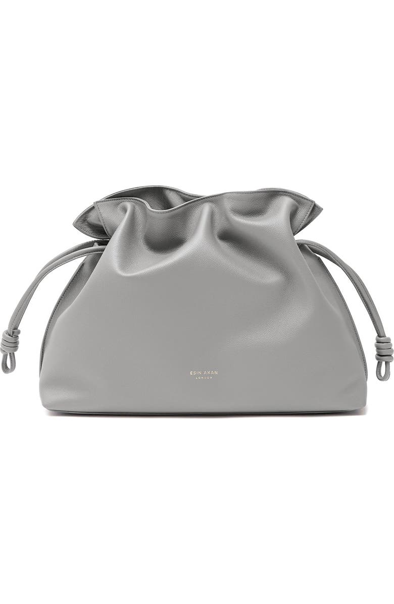 Esin Akan 2-in-1 Emma Leather Tote Bag, Alternate, color, Grey