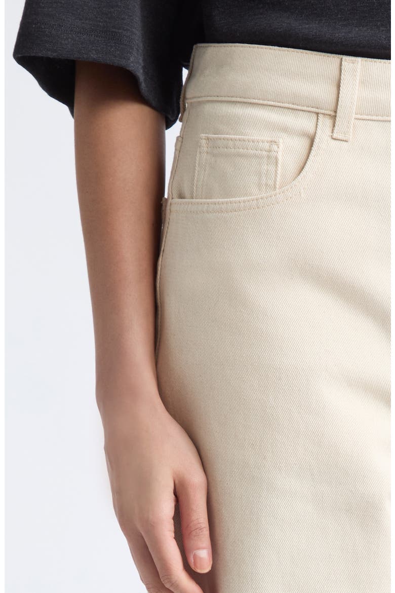 Bruun High Waist Baggy Wide Leg Jeans, Alternate, color, ECRU