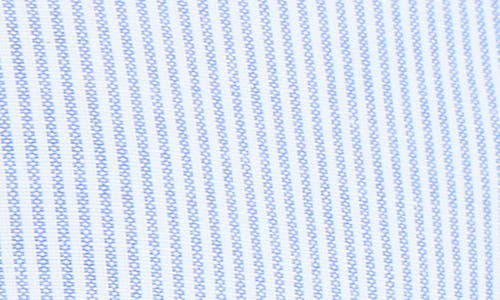 Bruno Magli Stripe Baseball Cap In Blue