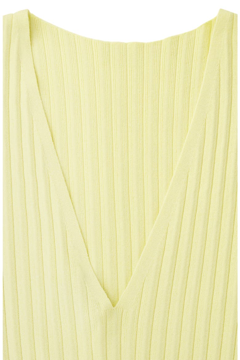 Rib Knit Top, Alternate, color, YELLOW LIGHT KY