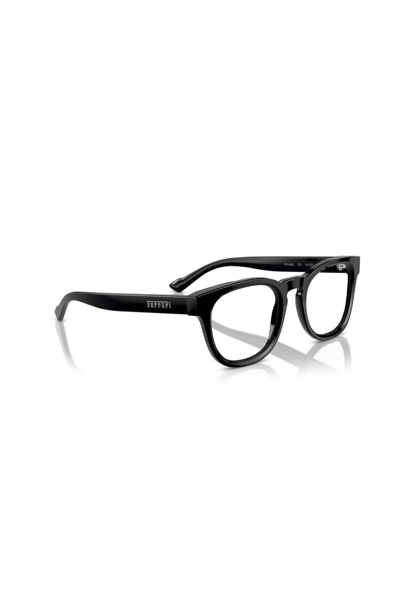 51mm Round optical glasses, Alternate, color, Black