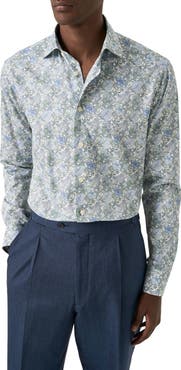 Eton Slim Fit Floral Dress Shirt