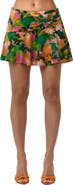 Naked Wardrobe Ruffle Chiffon Miniskirt