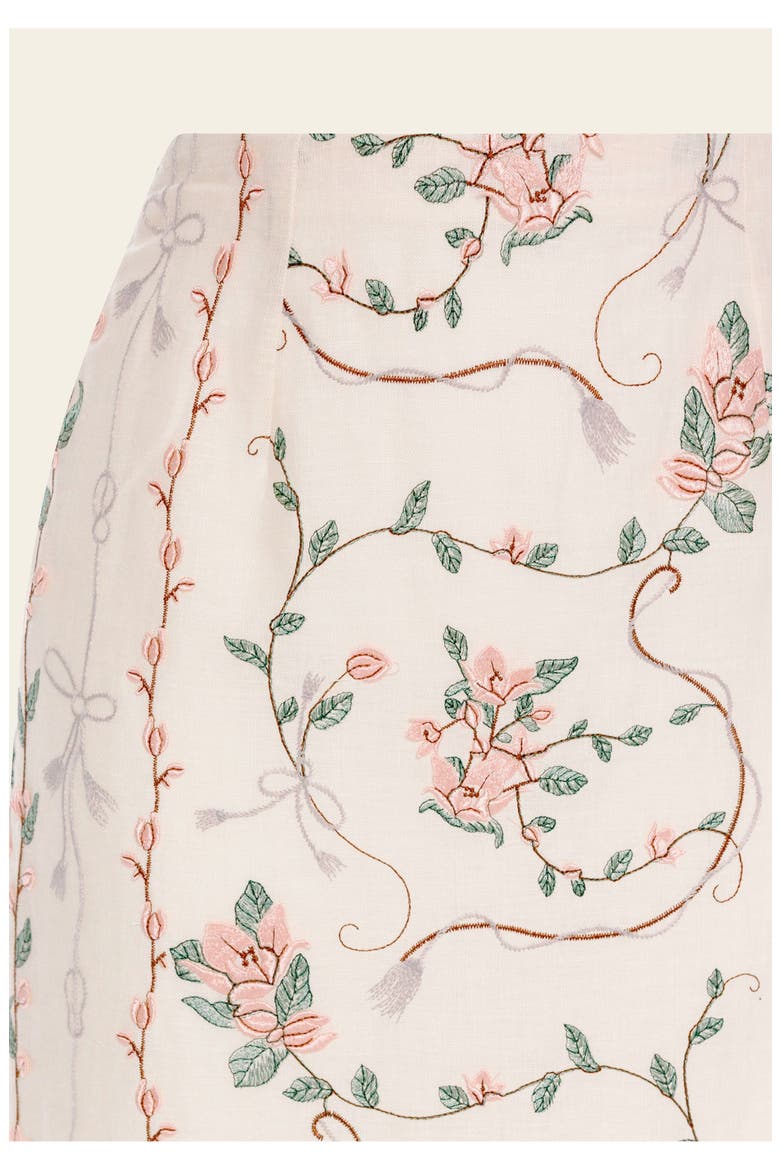 Lirica Navegante Maxi Skirt, Alternate, color, Ivory