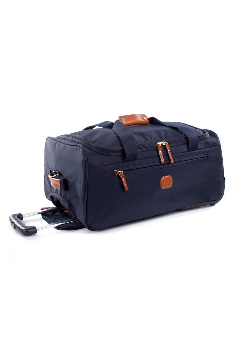 Brics X-Bag 21-Inch Rolling Carry-On Duffle Bag, Alternate, color, NAVY