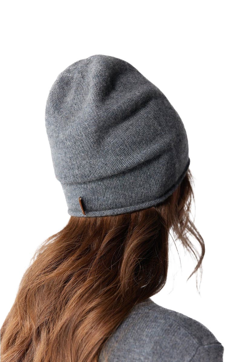 Gobi Cashmere $99 Cashmere Hat & Sweater Set, Alternate, color, Stone Gray