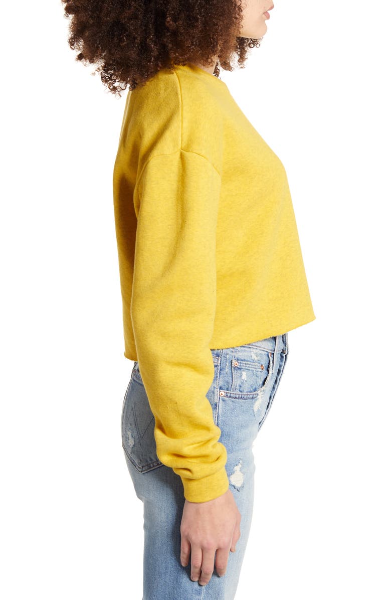 Topshop Soft Crop Sweatshirt, Alternate, color, 