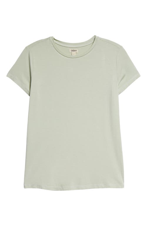 L Agence Ressi Slim-fit Tee In Light Moss