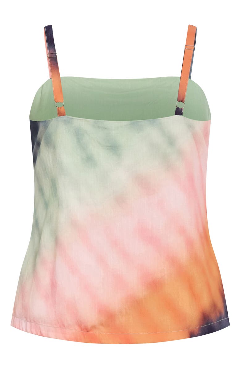 City Chic Sunset Ombré Camisole, Alternate, color, Sunset Ombre