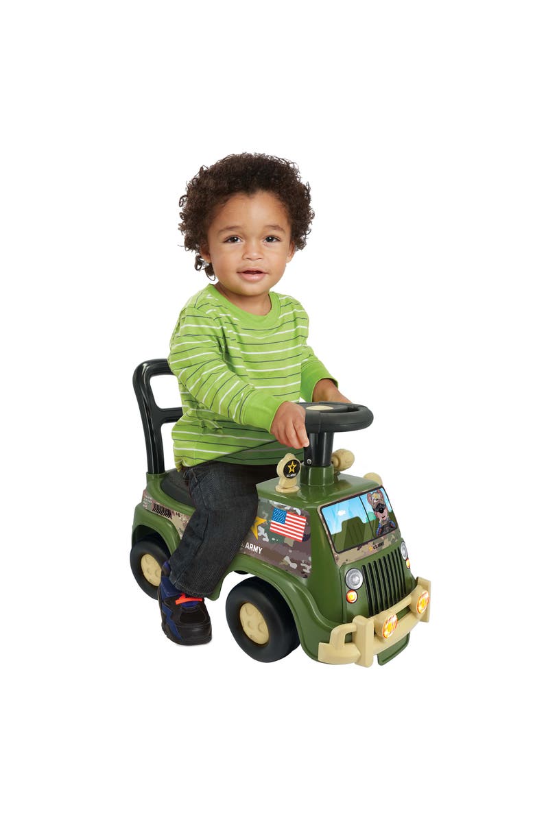 Kiddieland U.S. Army Rideon, Alternate, color, Multicolored