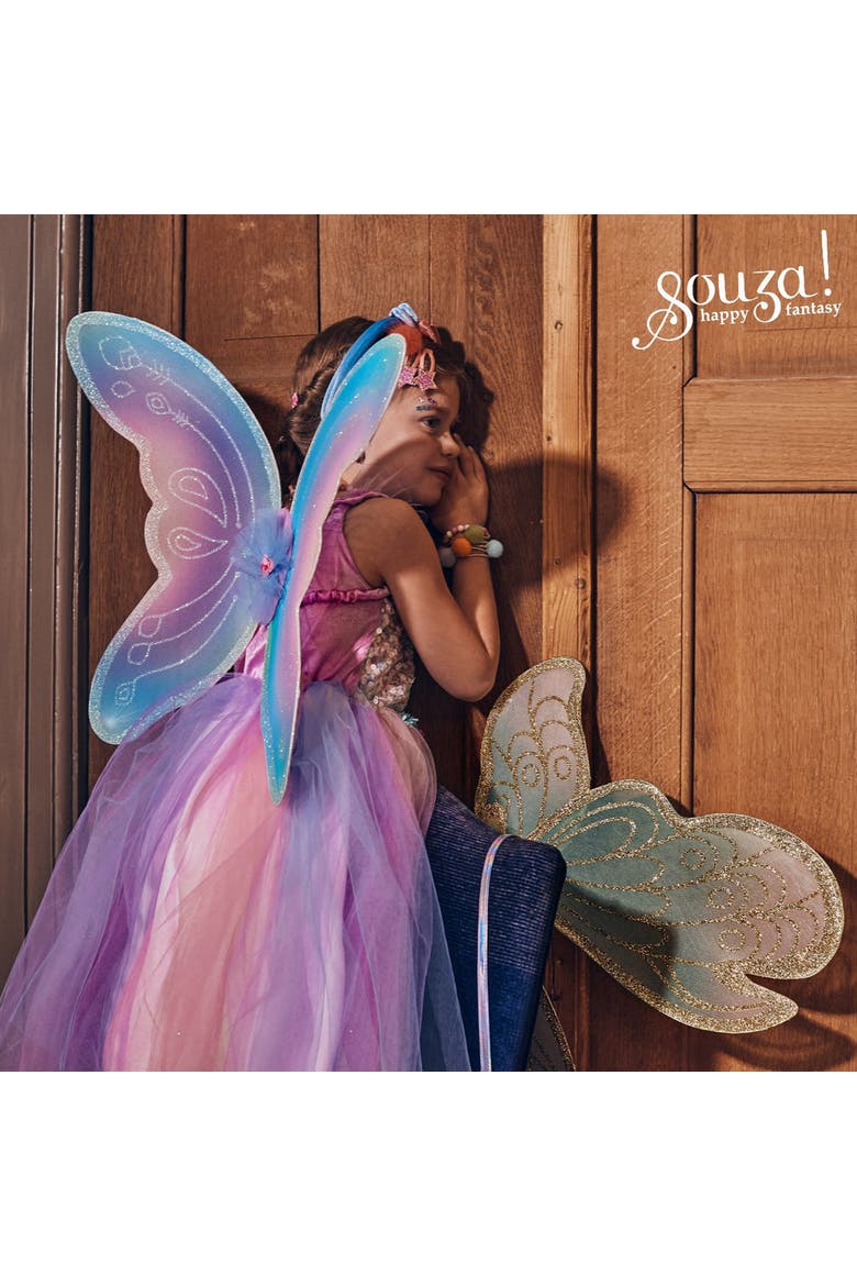 Felicity Fairy Costume, Dress and Wings Set, Alternate, color, Purple