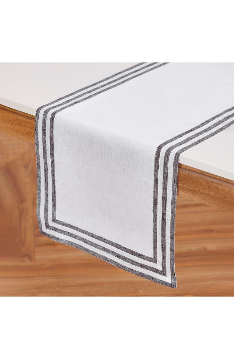 Solino Home Linen Table Runner for Dining Table, Holiday and Everyday Table Decor - Mila, Alternate, color, 