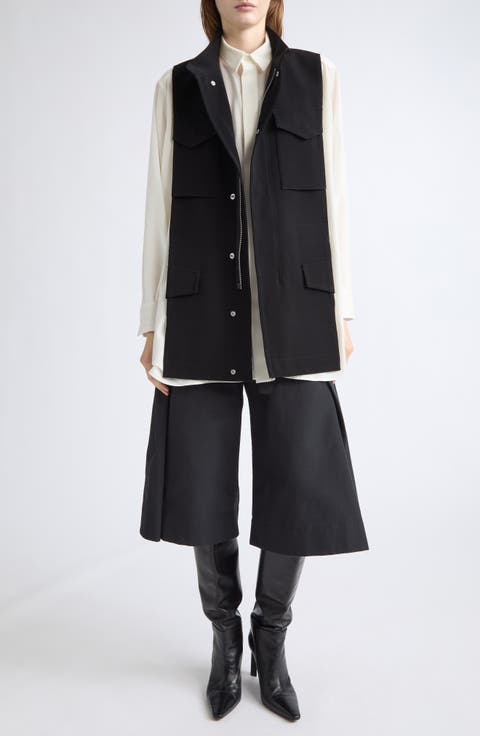 Bonding Faille Wide Leg Pants