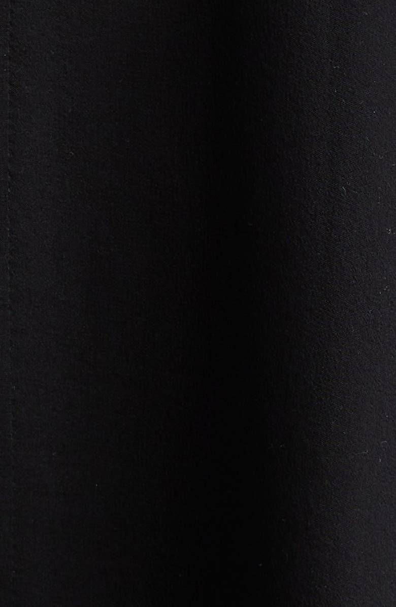 Dolce&Gabbana Silk Chiffon Circle Skirt, Alternate, color, Nero