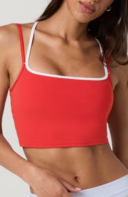 Vuori Daily Layered Crop Tank Top