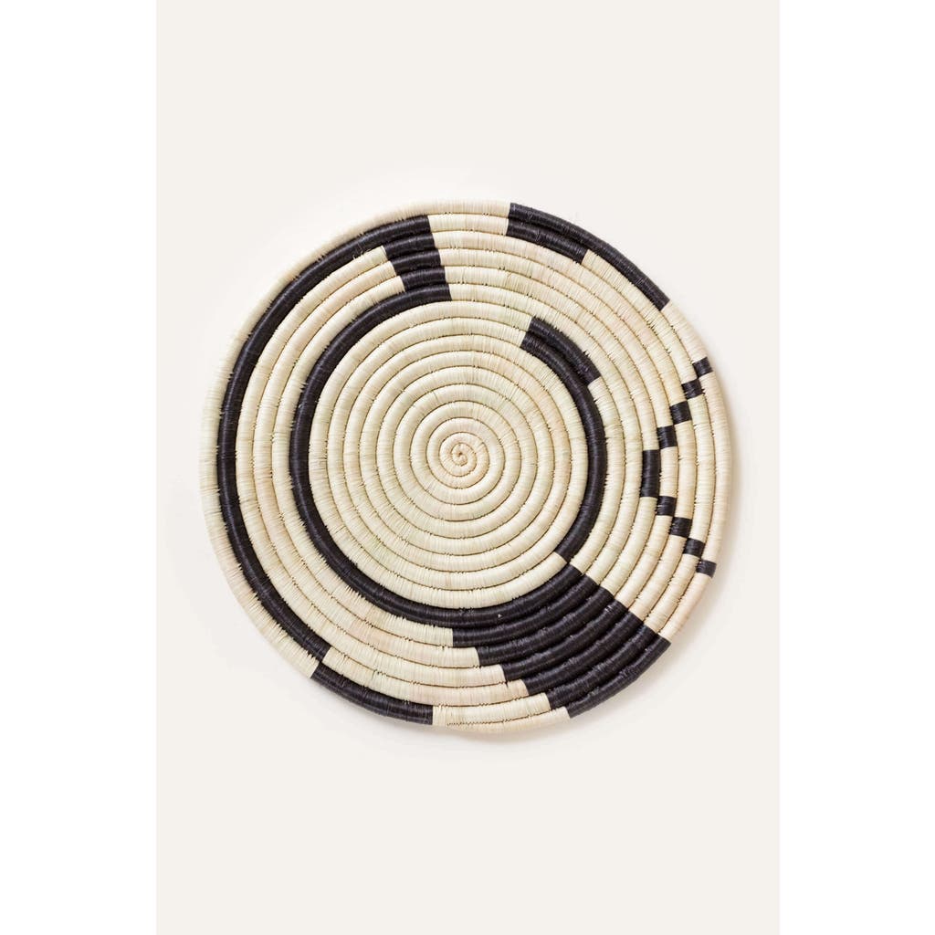 Indego Africa Geo Natural And Black Placemat In Natural And Black
