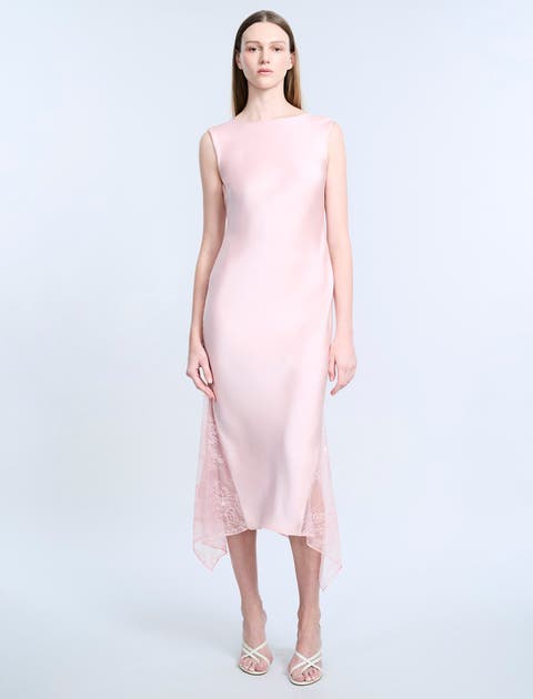 BCBG MAXAZRIA ルージュ ロングタイトドレス｜ハイブランドの