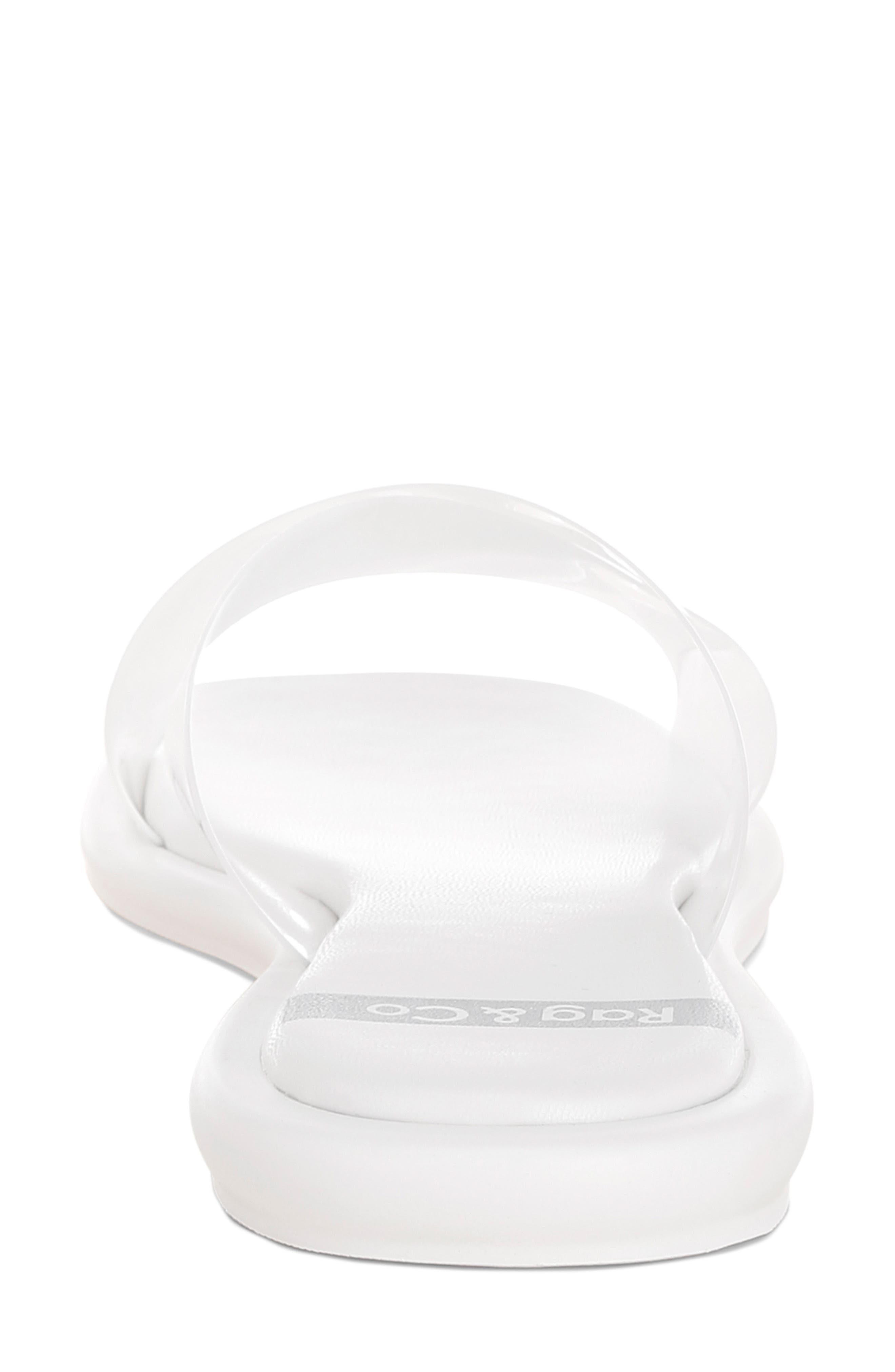 Kimama Slide Sandal, Alternate, color, WHITE