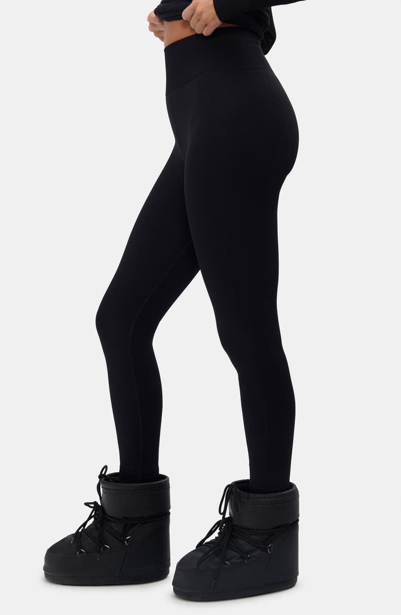 Halfdays Sophia Base Layer Leggings, Alternate, color, Black