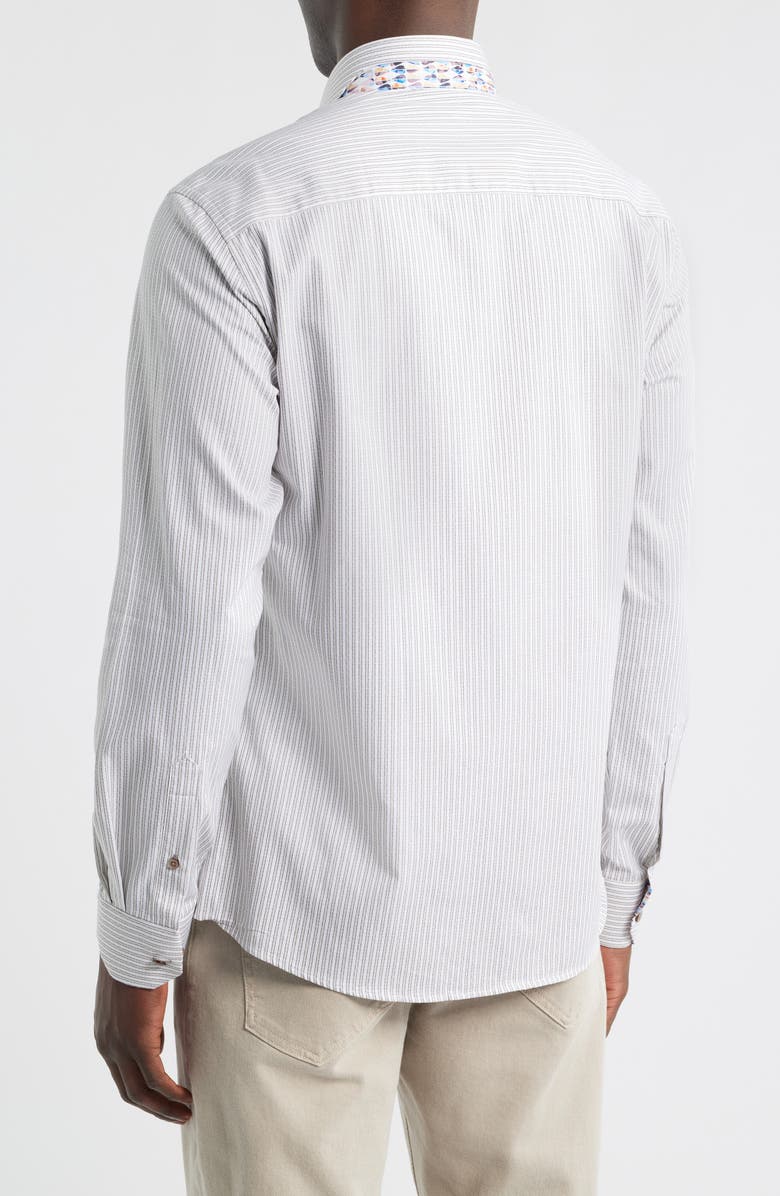 Siragusa Sinai Collection Luxe Cotton Dress Shirt, Alternate, color, Beige