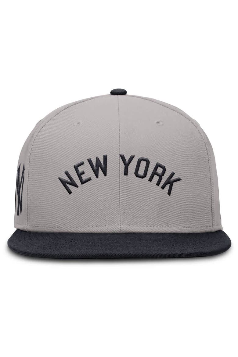 Men's Nike Gray New York Yankees True Performance Fitted Hat, Alternate, color, Gray