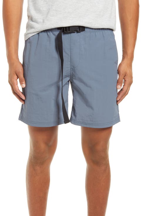 Men's Belted Nylon Shorts