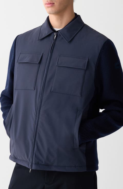 Parklife Mixed Media Insulated Shirt Jacket