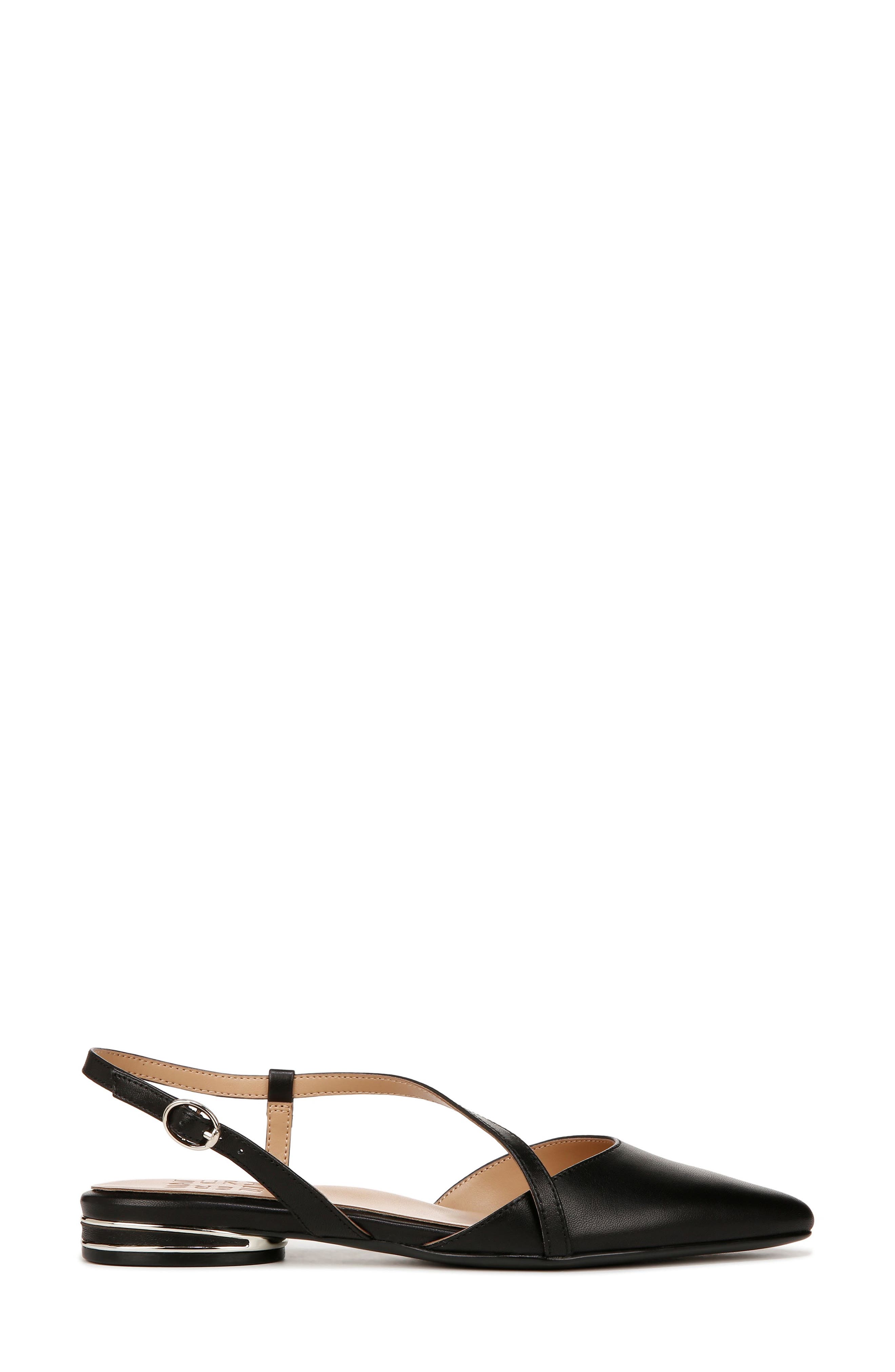Naturalizer Hawaii Pointed Toe Slingback Flat, Alternate, color, 