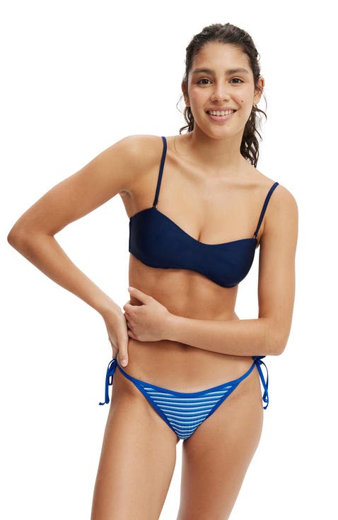 Women's Curved Bandeau Bikini Top